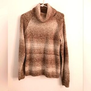 Columbia Sportswear Co. Women's cowl neck sweater size L tan/brown
